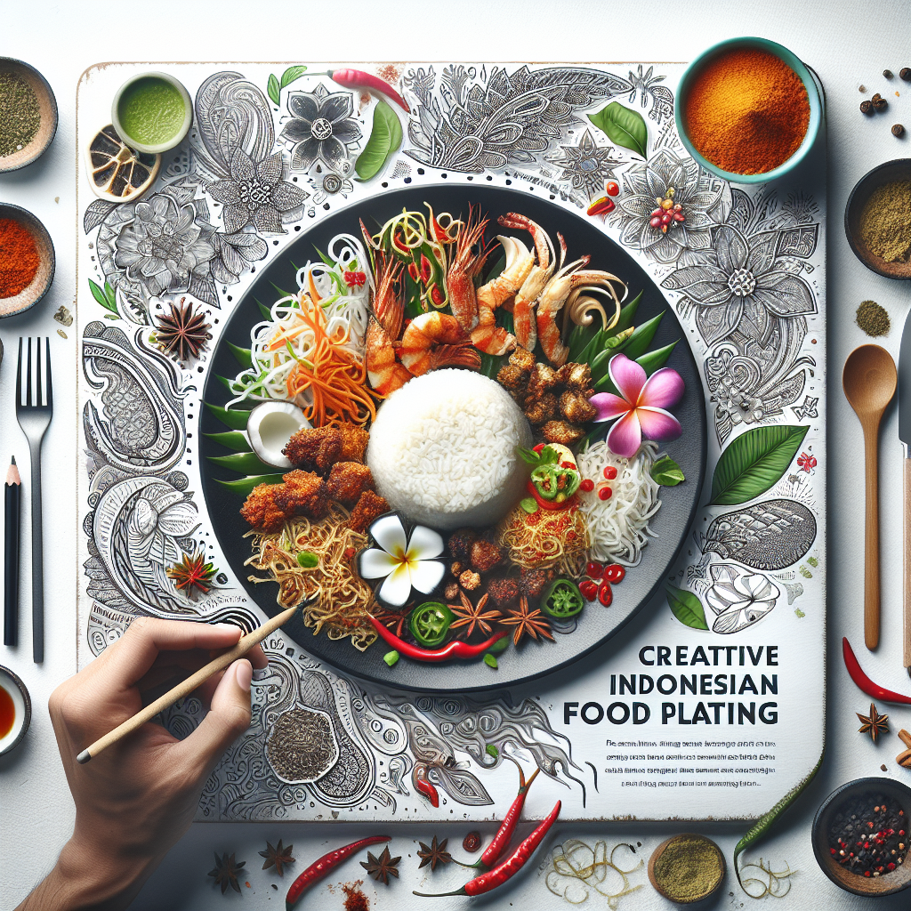 Kreativitas dalam Plating Makanan Indonesia: Mengangkat Citarasa dan